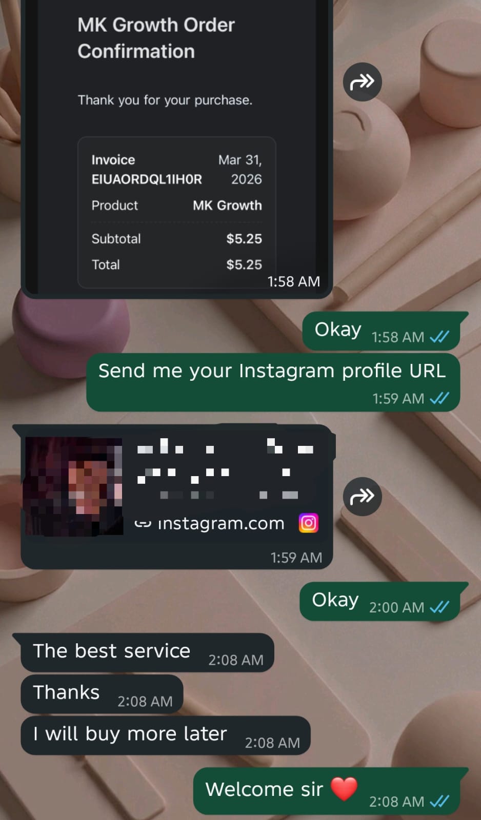 Order Proof