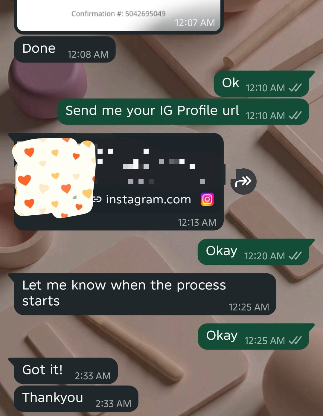 Order Proof